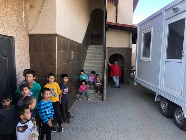 Kids waiting for their breakfast.